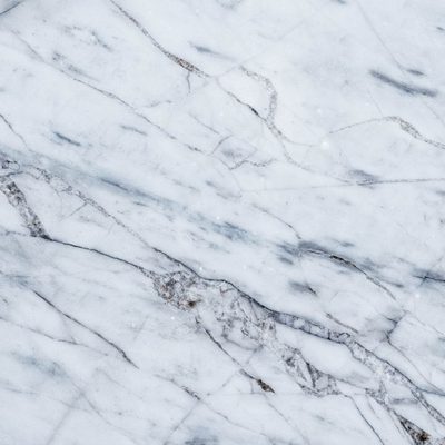 Close-up of white marble with grey veining